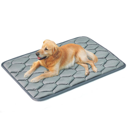 Geegoos Dog Crate Mattress,Washable Soft Kennel Pads,Pet Bed Blanket Dog Crate Mat Suitable for 36 inch Cage,Dog Bed Mats for Large Dogs and Cats(89x56cm,Grey)