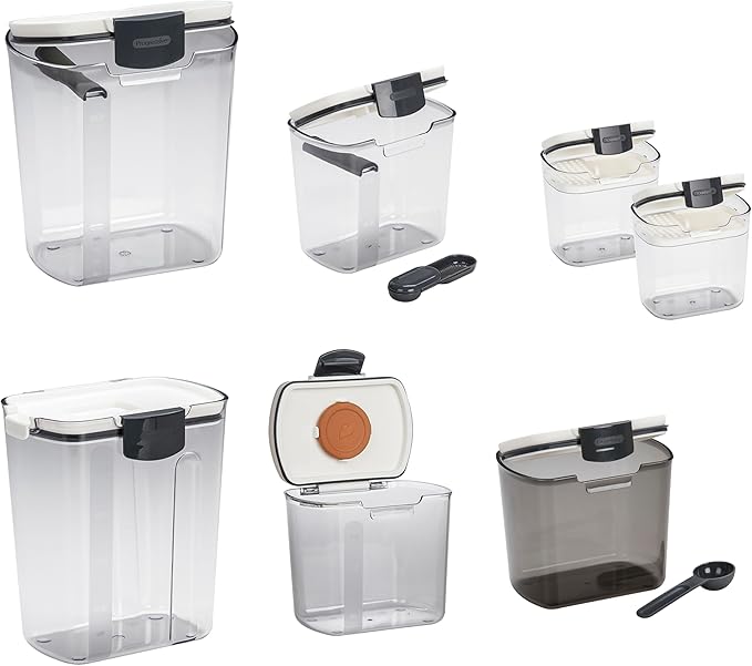 Progressive ProKeeper Baker's Airtight Kitchen Storage Canister Container Set