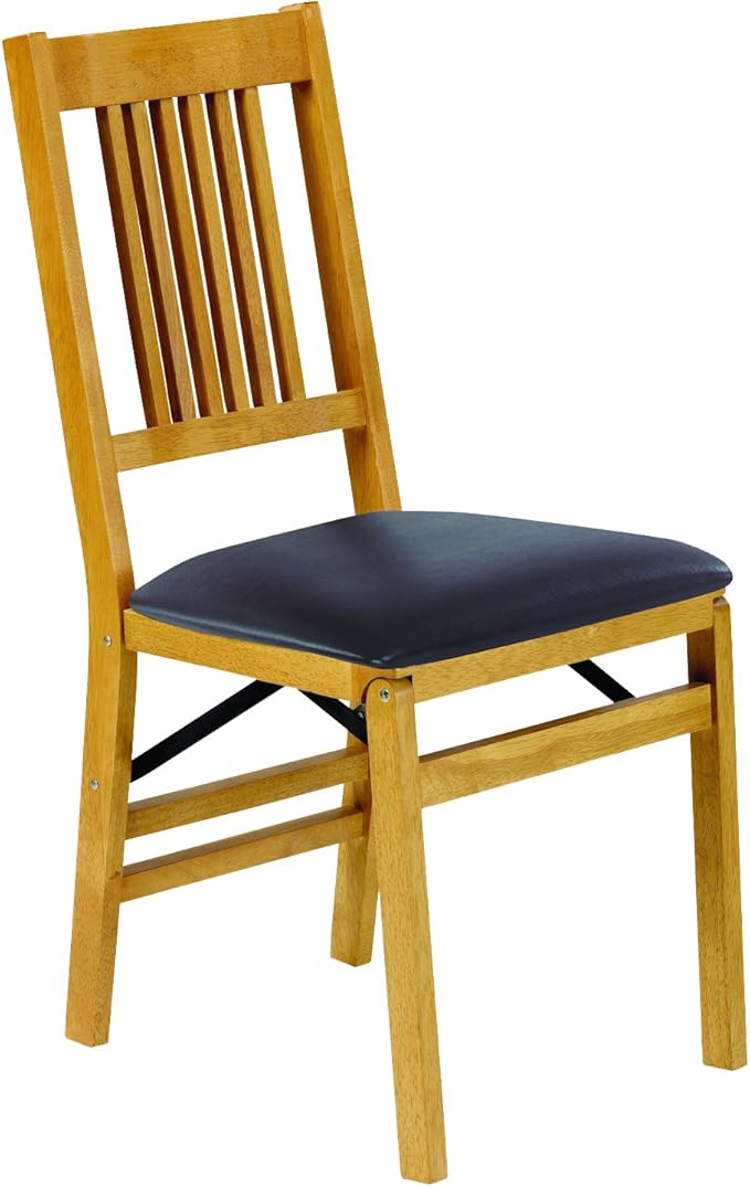 MECO Stakmore True Mission Wooden Folding Chairs