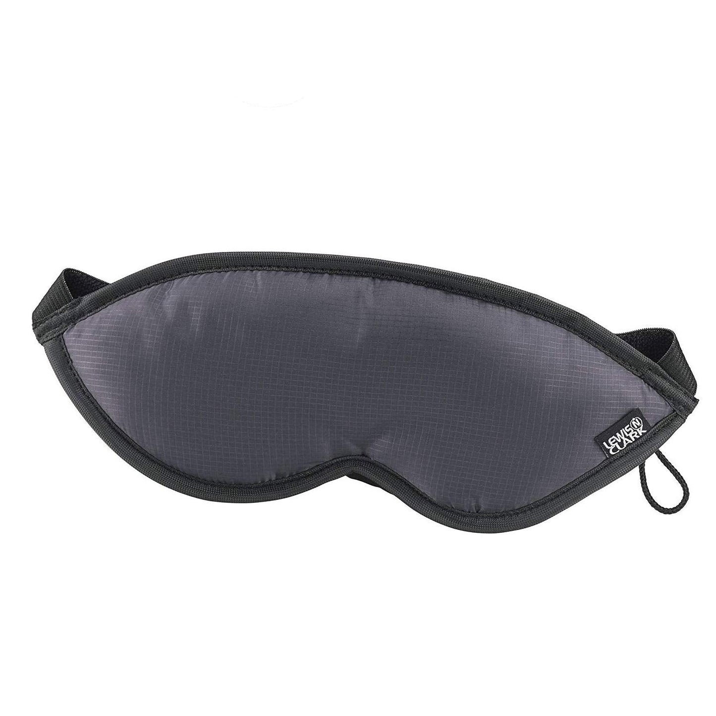 Lewis Comfort Eye Mask with Adjustable Straps Blocks Out All Light, Gray, One Size