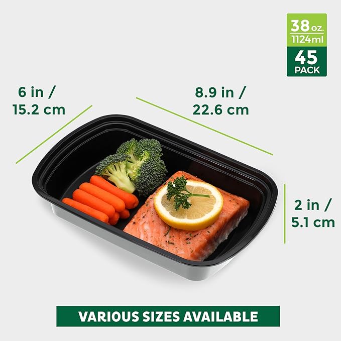 Freshware Meal Prep Containers 1 Compartment