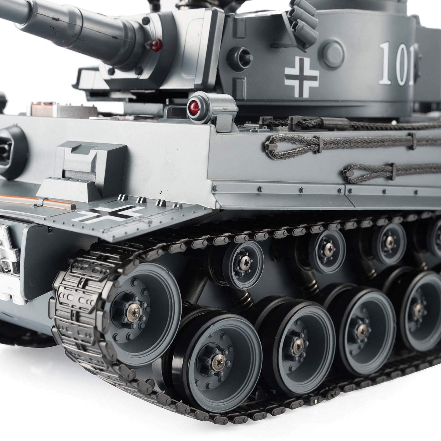 GOODS+GADGETS Remote Control RC German Tiger I 2.4GHz R/C Tank 1:16 scale model with shooting function, sound - RTR (Tiger I)