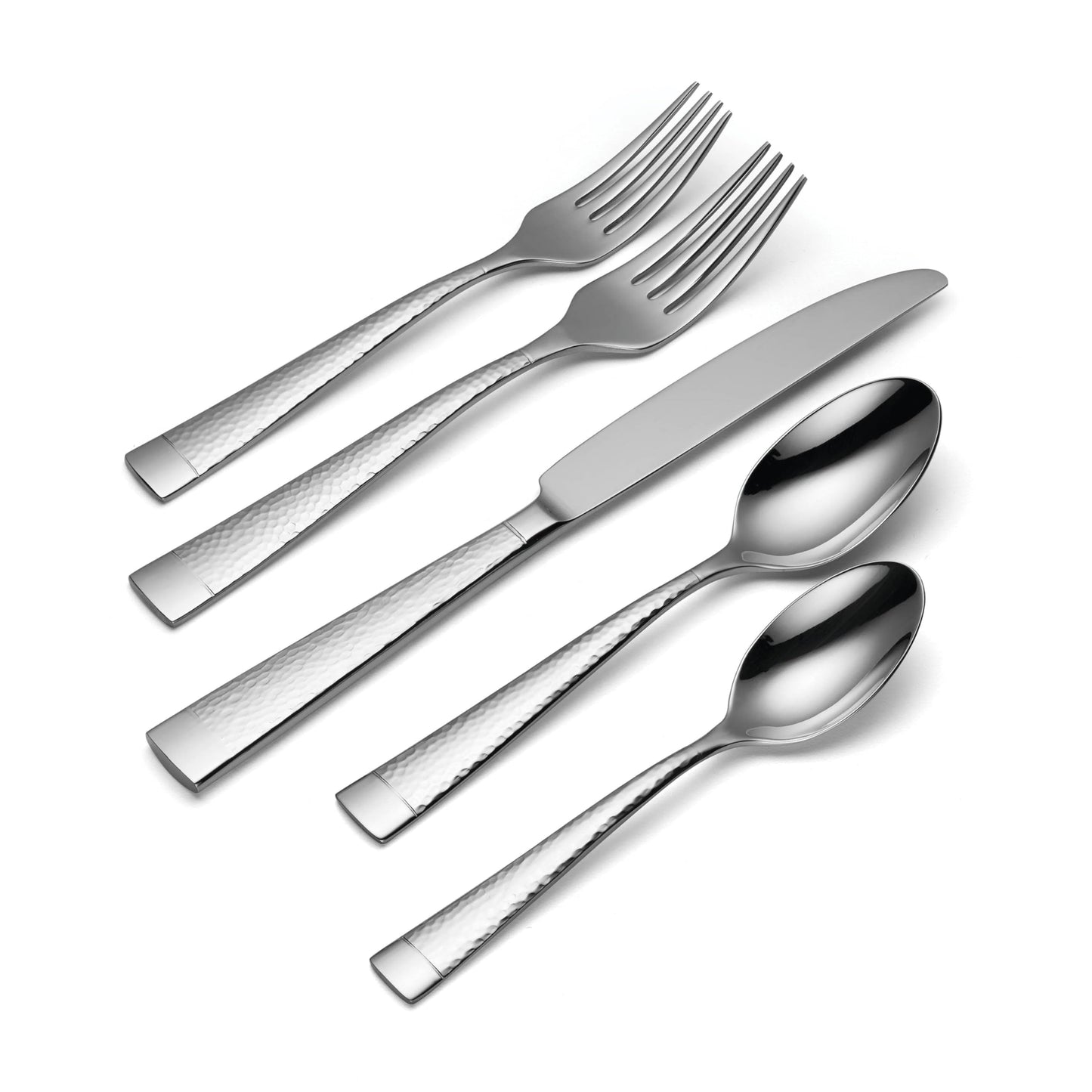 Oneida Silverware Set For 12, Sambre 65-Piece Fine Flatware Set with Serving Utensils, Service For 12, 18/10 Stainless Steel, Dishwasher Safe, Knives Spoons And Forks Sets, Dining (Silver, 65 Piece)
