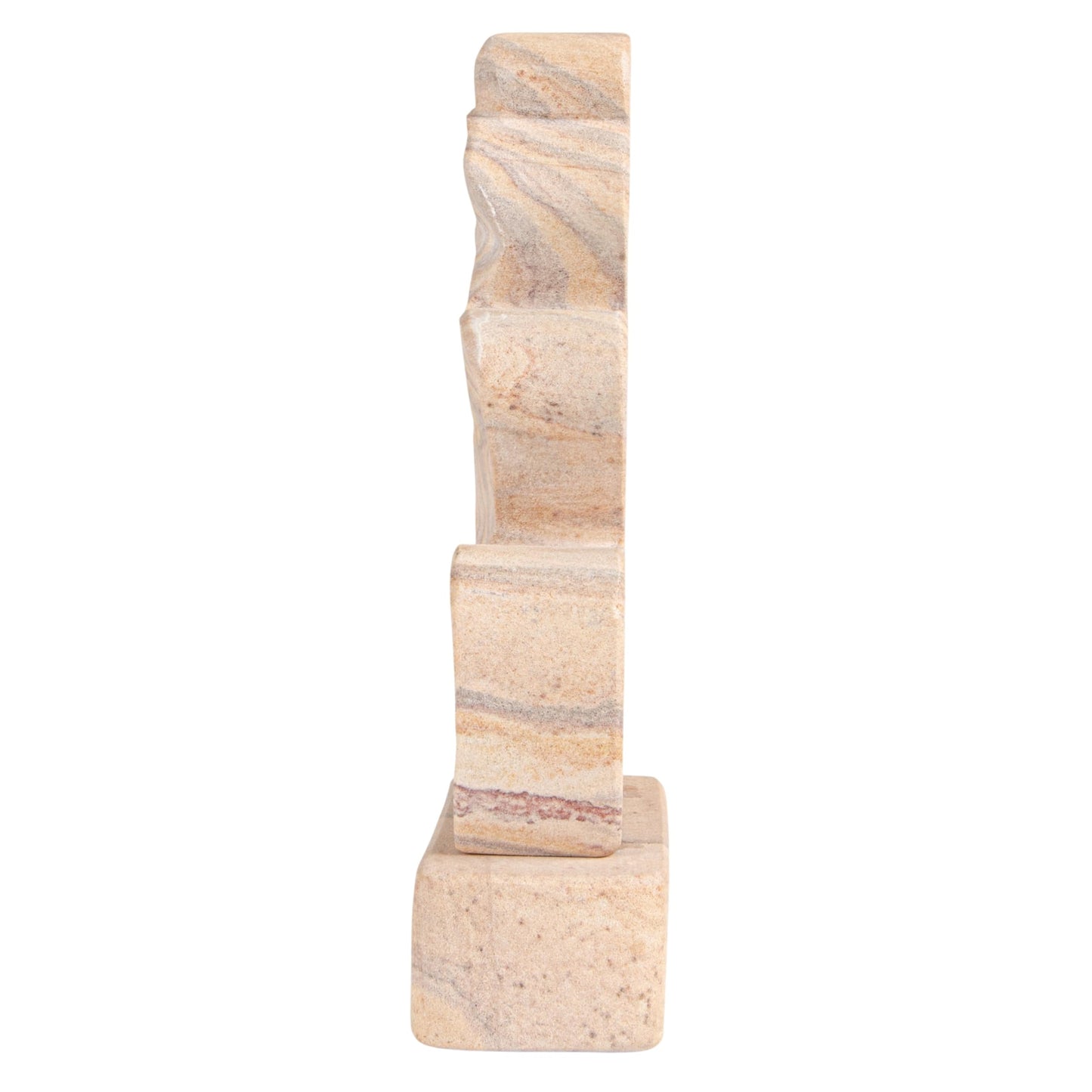 Bloomingville Teakwood Sandstone Décor, Natural
