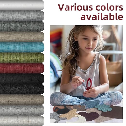 Self-Adhesive Fabric Repair Patches, Large Size 8X11 inch Linen Furniture