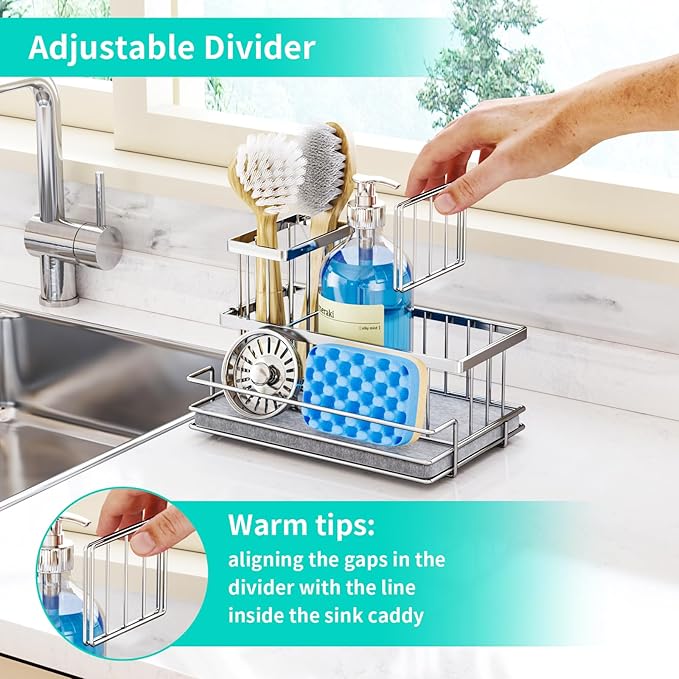 HapiRm Sink Caddy Sponge Holder