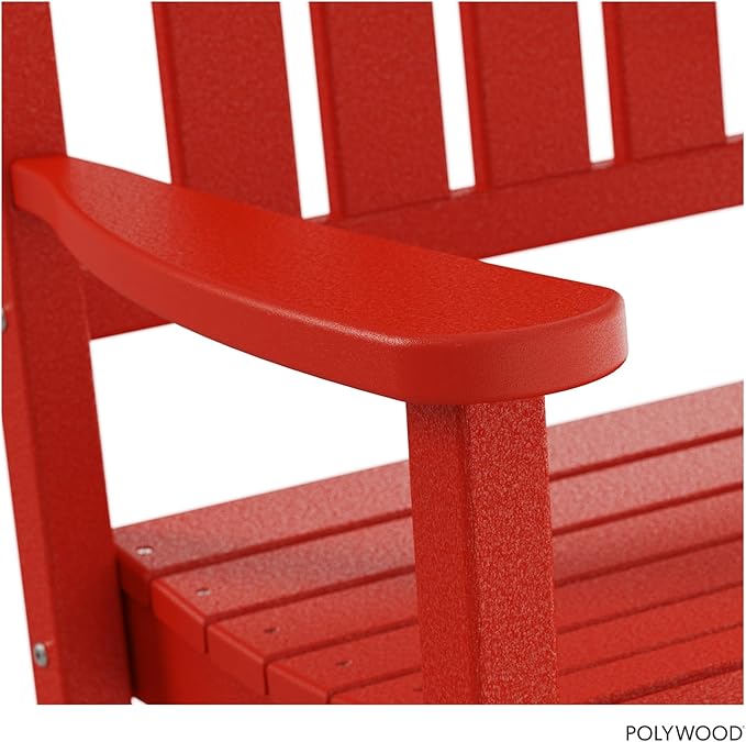 POLYWOOD® Presidential Rocking Chair in Sunset Red