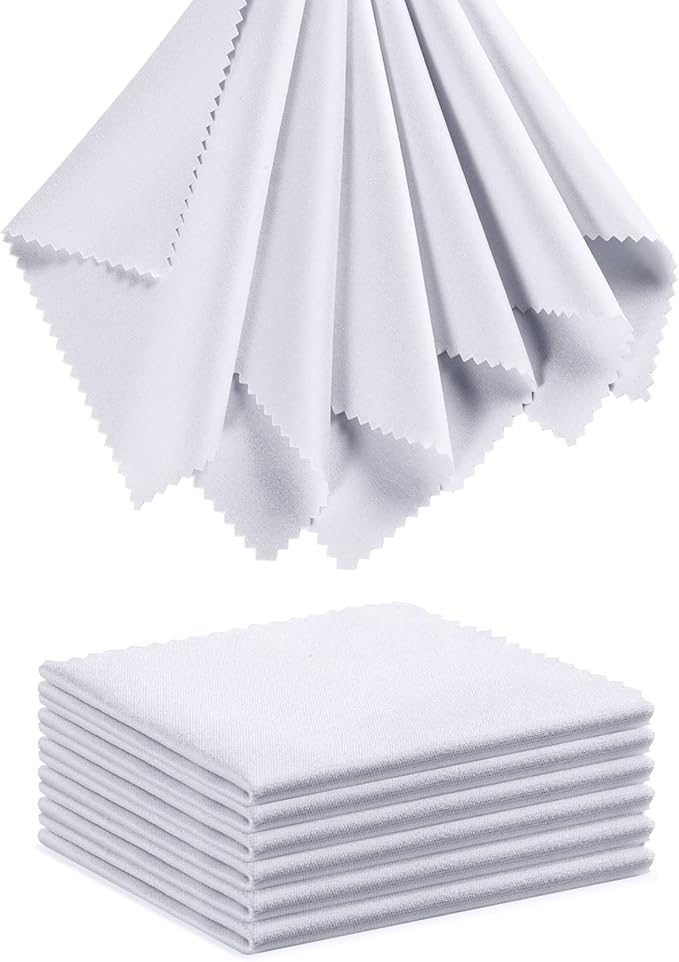 Eyeglass Cleaning Cloth Glasses Cleaner 12Pack Microfiber Lens Cleaner Eyewear