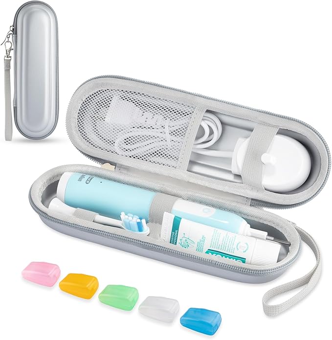 Toothbrush Travel Case for Oral B/Oral-B Pro 1000 1500 5000 7000 & Philips
