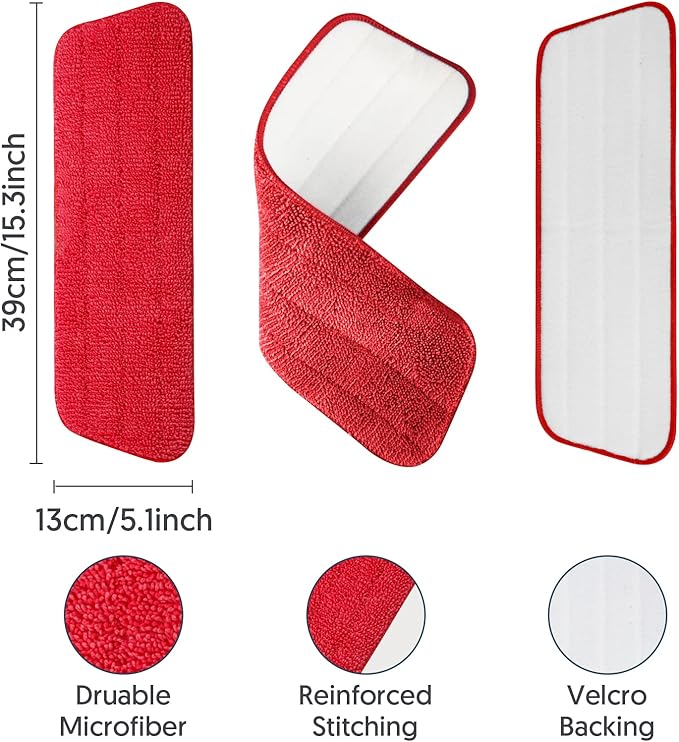 7 Count Reusable Mop Pads for Swiffer PowerMop