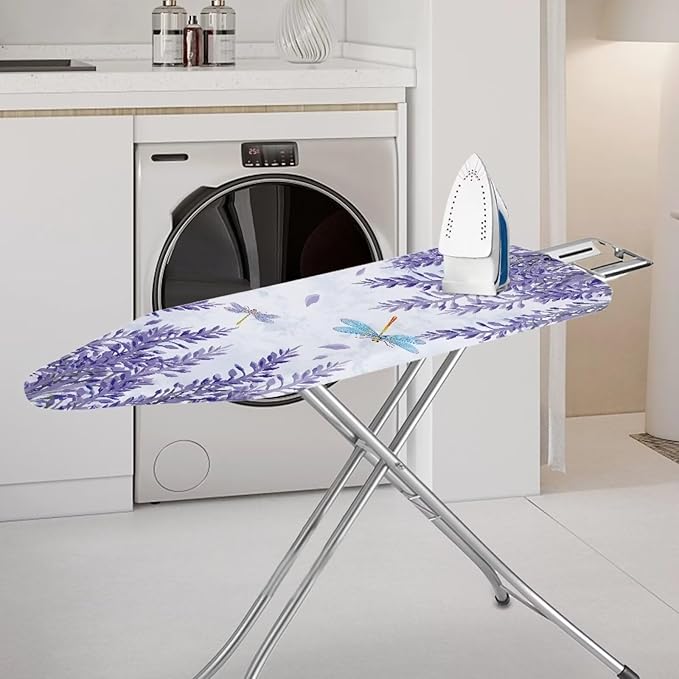 Sprowallow Dragonfly Lavender Ironing Board Cover Standard Size 15x54 inch Heat