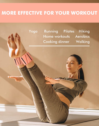 T98 Wrist & Ankle Weights for Women Men, Wearable Wrist Weights Set of 2(1Lbs Each), Adjustable Arm Leg Bracelet Weights for Strength Training, Aerobics, Barre, Suit for Home Outdoor Workout