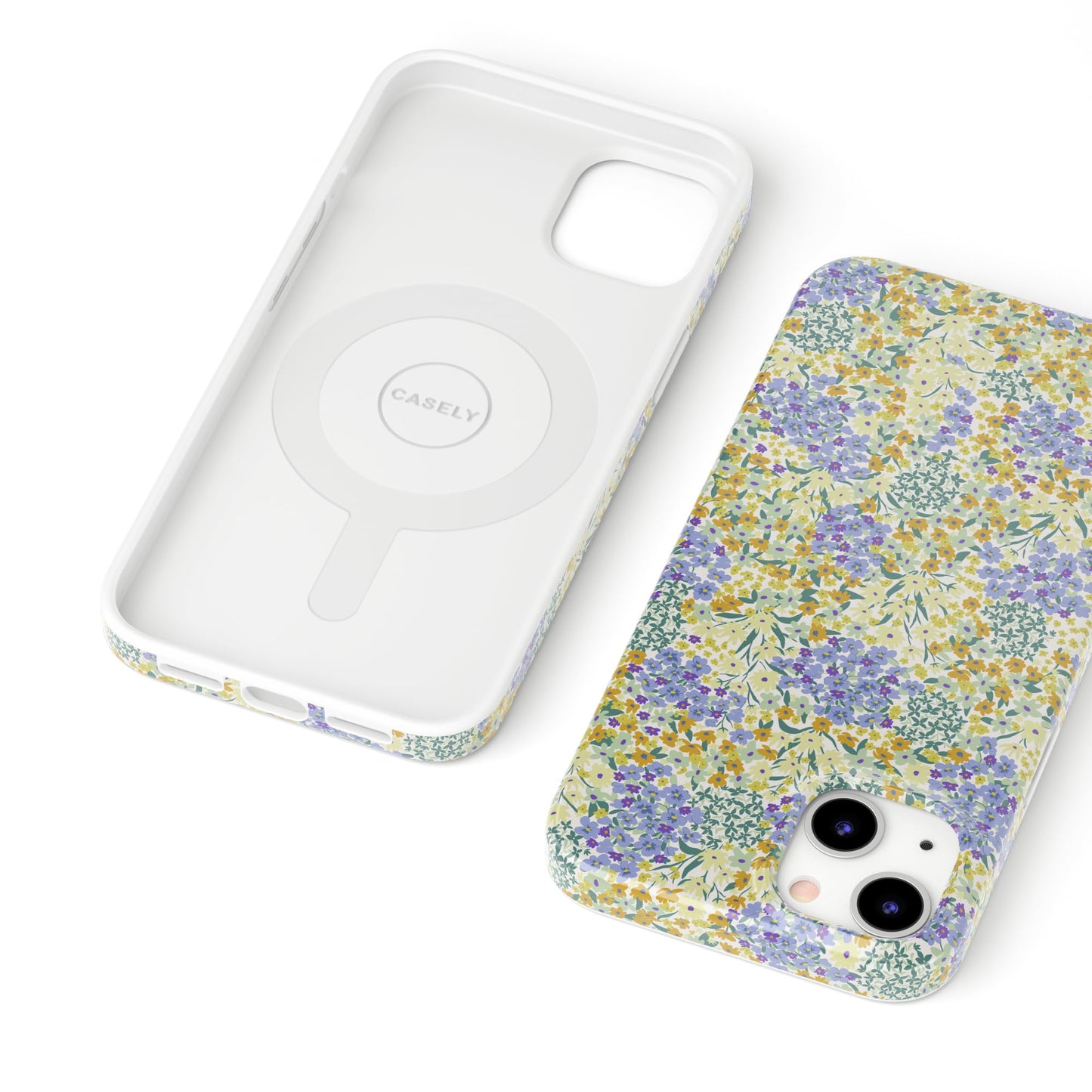 Casely iPhone 13 Case | Fit Check | Neutral Checkerboard | Compatible with MagSafe | Classic Ultra Slim Design
