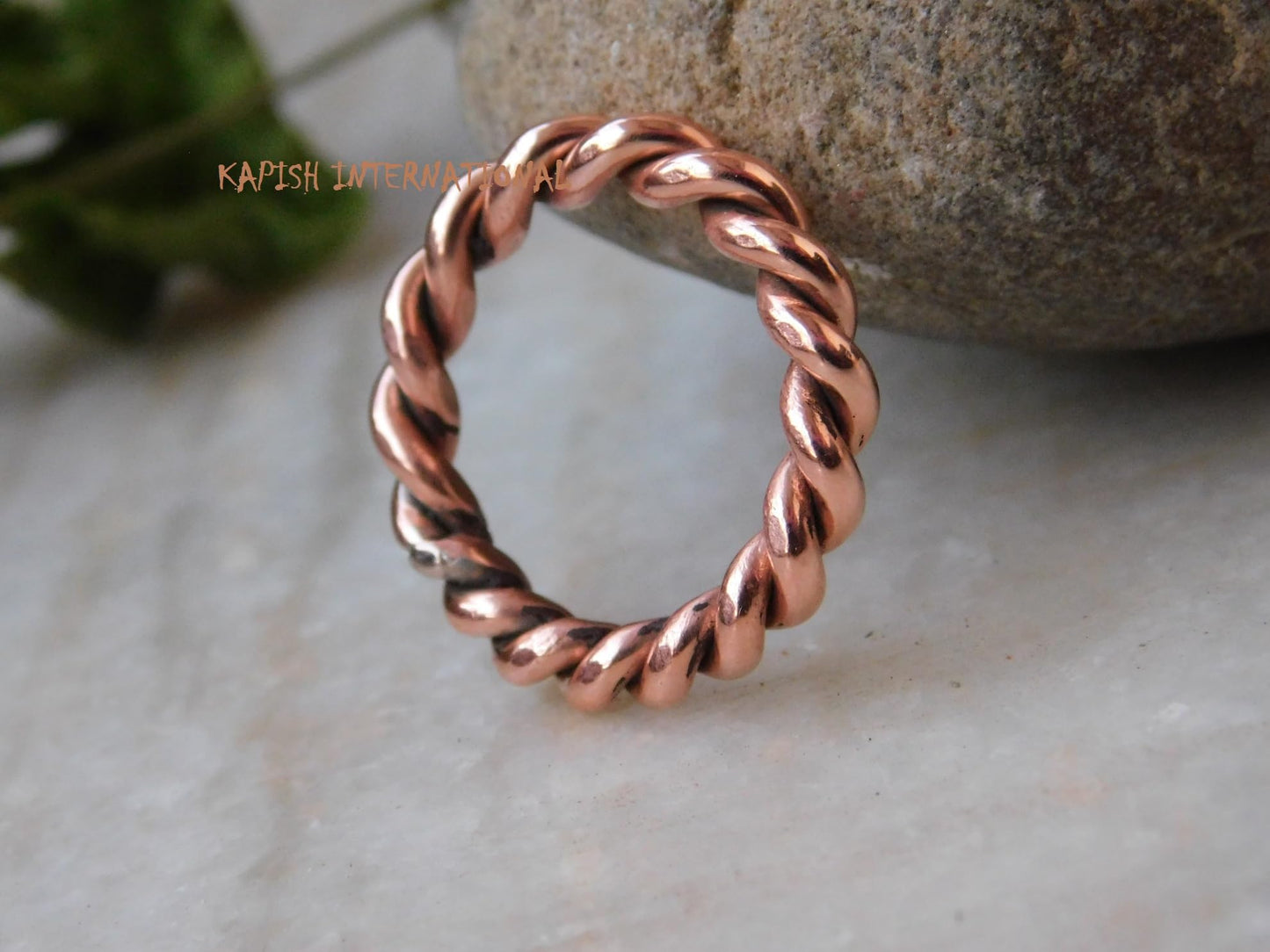 Generic Pure copper tensor rings twisted, Simple ring, Tensor Rings Twist Ring Jewelry, Solid Copper Twisted ring for Men and Women, Jewelry for Unisex, (5.5)