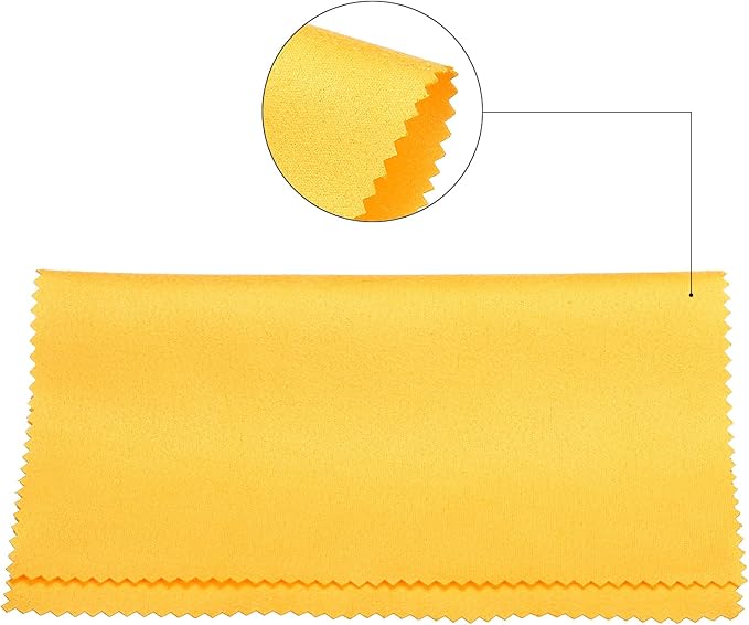 PATIKIL Eyeglass Microfiber Cleaning Cloth 7"x6", 12 Pack Glasses Cleaning
