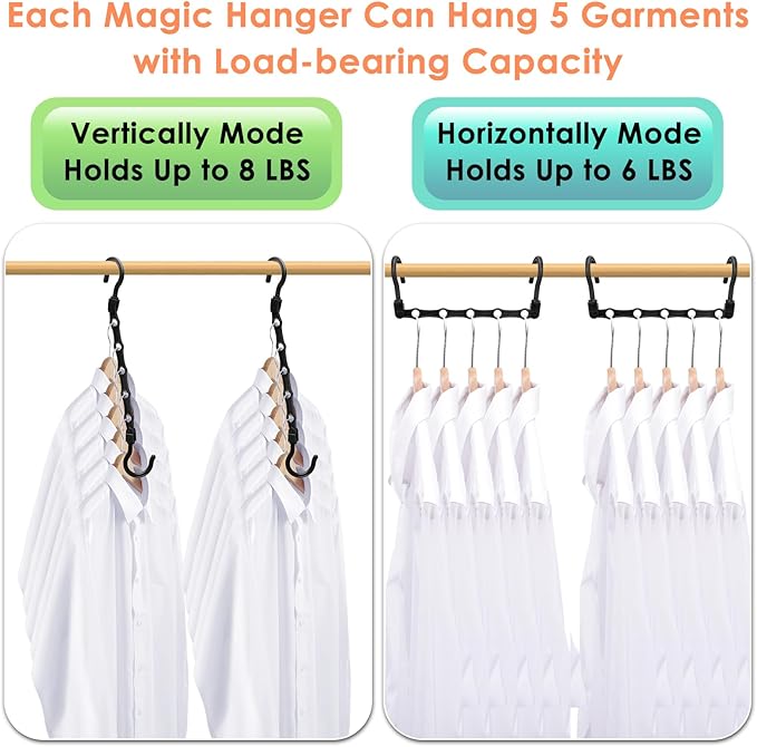 Closet Organizers and Storage, Magic Space Saving Hangers