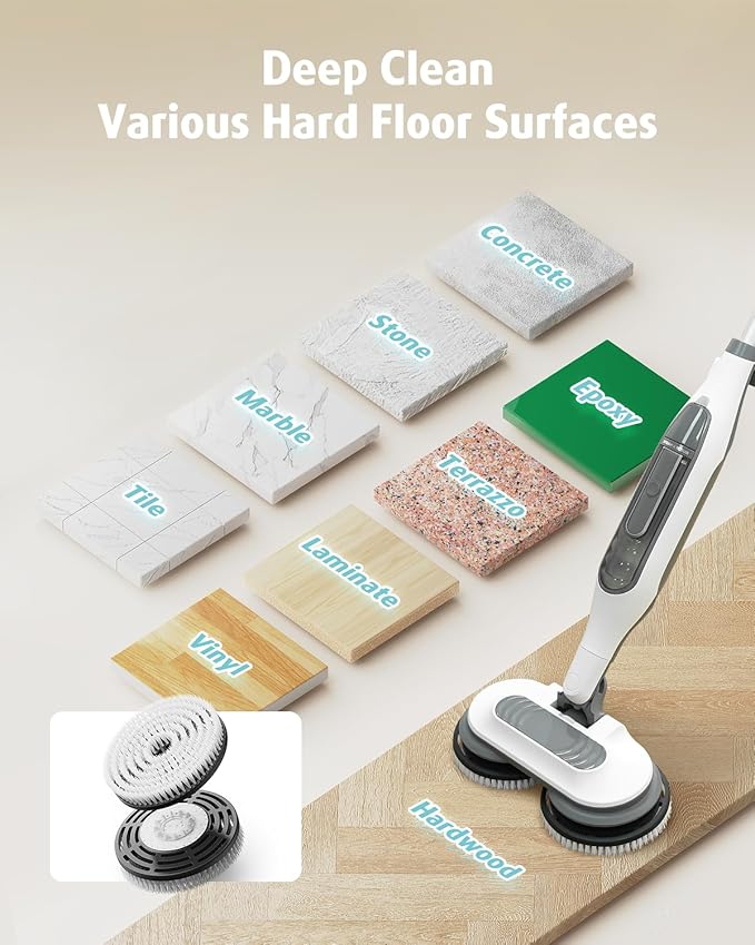 AIR U+ Newly Upgraded Steam Mop Replacement Brush Pads