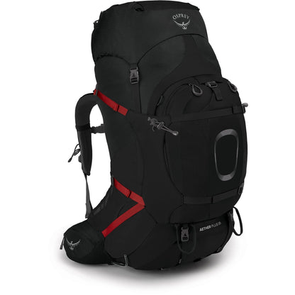 Osprey Aether Plus 85L Men's Backpacking Backpack, Black, S/M