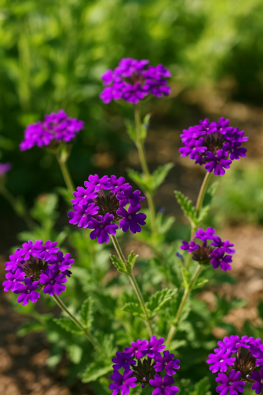 Perennial Farm Verbena x 'Homestead Purple' – Live Perennial in #1 Container, Deep Violet Blooms, Spreading Groundcover, Long Blooming, Heat Tolerant, Perfect for Borders, Containers & Pollinators