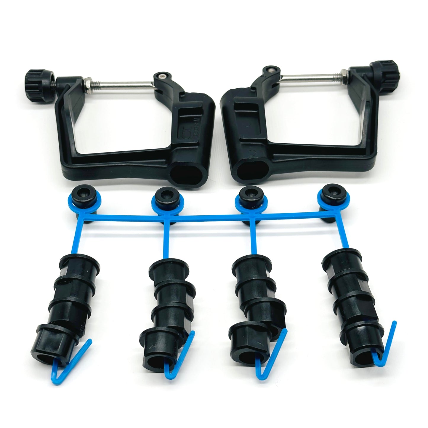 Concept2 Scull Oarlock Kit with Black Pitch Bushings for 1/2 in Rigger Pin, 466