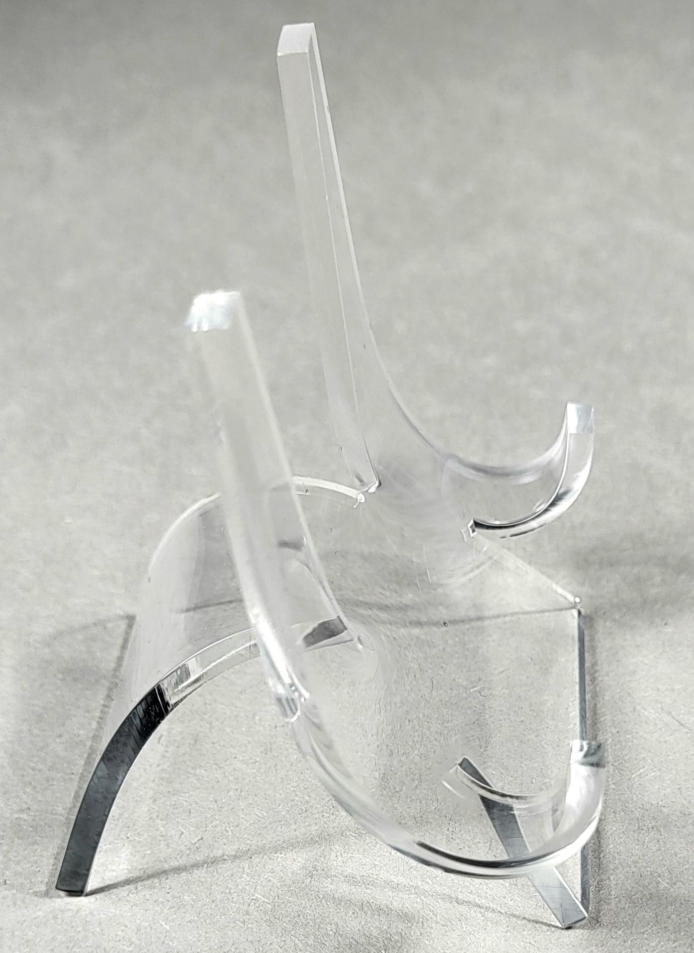 HQRP-Crystal 3" Acrylic Display Stand Pedestal for Crystal Heart / Slice / Slab and other Stones