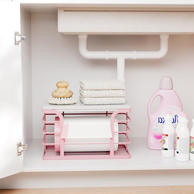 Small Grocery Bag Holder, Wall Mount Trash Bag Holder Dispenser