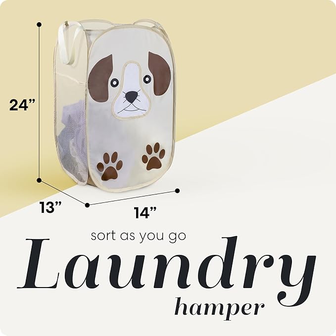 Handy Laundry Collapsible Mesh Pop-Up Hamper