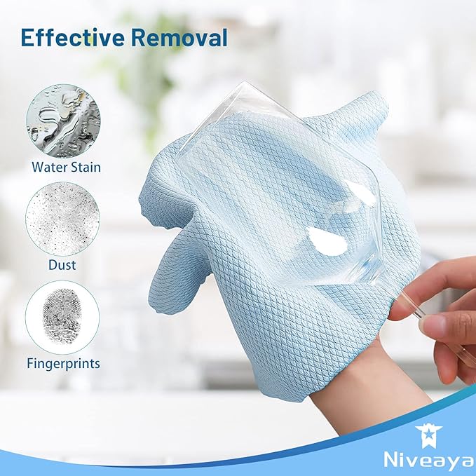 Niveaya Nano Streak Free Miracle Cleaning Cloths