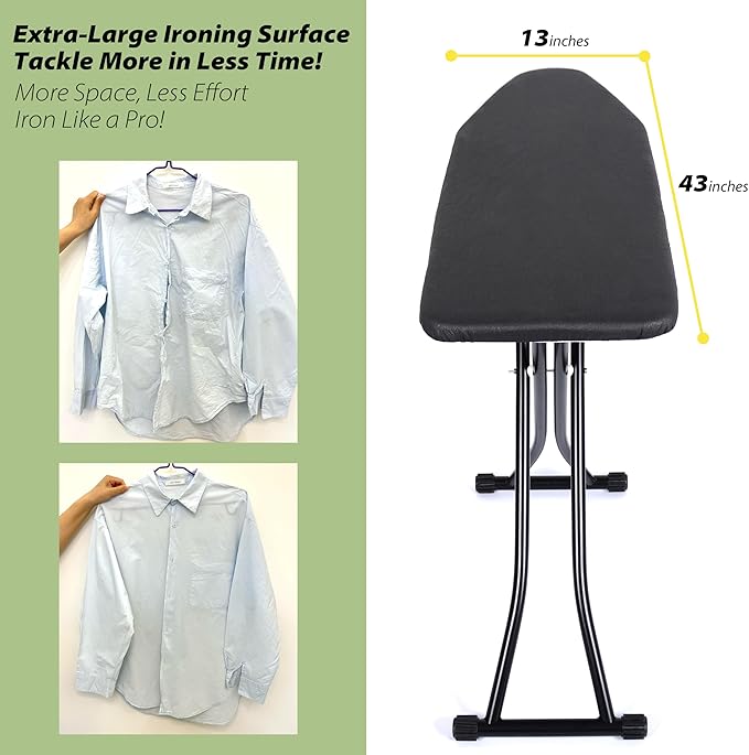 Ironing Board-Foldable Adjustable Height Iron Board
