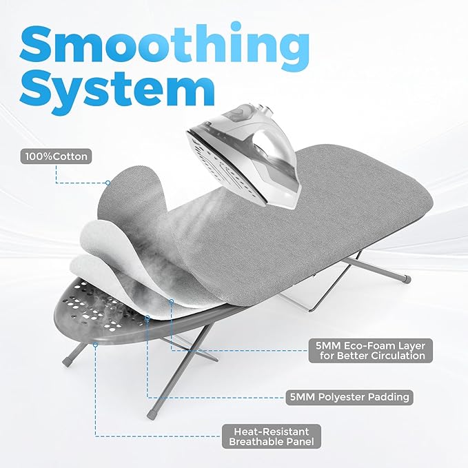 KINGBOARD Tabletop Ironing Board, Small Ironing Boards