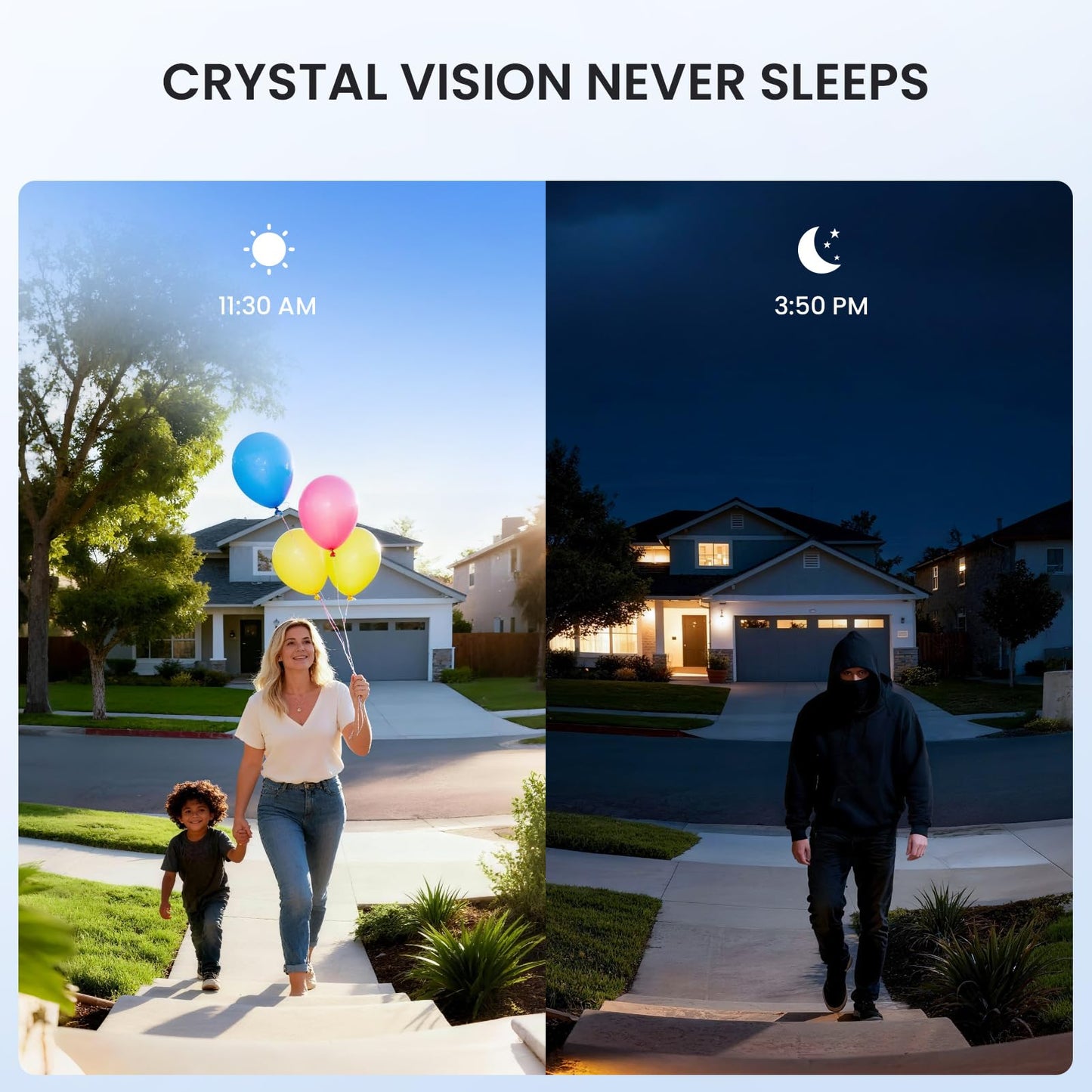 ieGeek Doorbell Camera Wireless No Subscription - Wireless Video Doorbell with Chime, Doorbell with Camera 1080P, Voice Changer, 2-Way Audio, PIR Motion Detection, Only 2.4Ghz WiFi, Works with Alexa