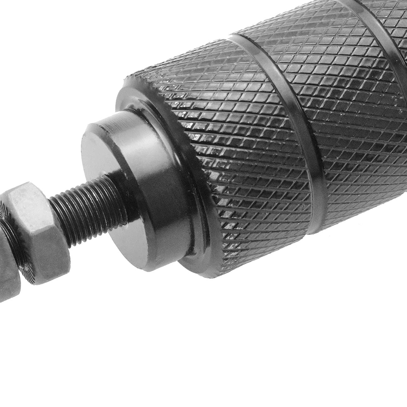 Ruiwaer 1 Pair Mountain Bike Steel Pegs Bicycle Pedal Front Rear Axle Foot Pegs 110 x 38mm Bike Accessories, Black