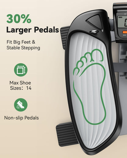 Sportsroyals Twist Stepper,Steppers for Exercise at Home,Stair Stepper with Resistance Bands for Full Body Workout, 400lbs Weight Capacity