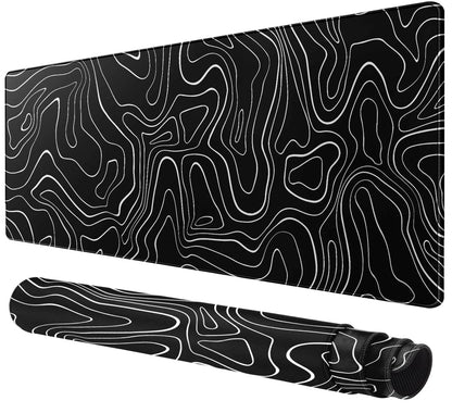 Rcege Large Mouse Pad for Desk - Gaming Mouse Pad with Non-Slip Base Stitched Edges, Desk Mat for Keyboard and Mouse