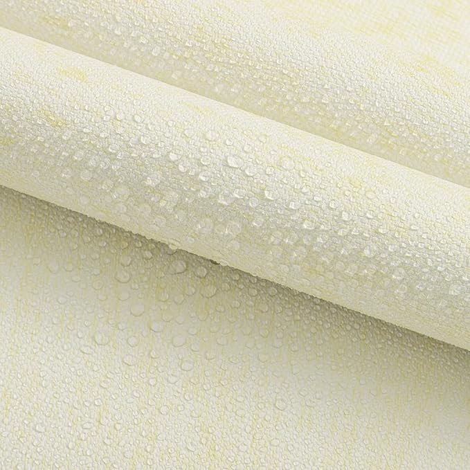 Grasscloth Peel and Stick Wallpaper Beige and Yellow Contact Paper 15.7inch x