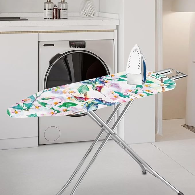 Hummingbird Leaves Easy Installation 15x54 Ironing Board Cover and Pad