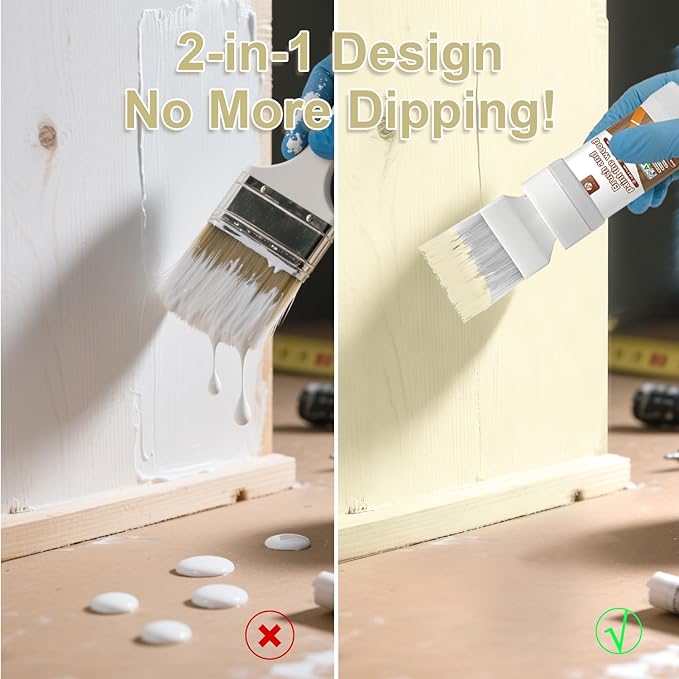 Beige Touch-Up Paint for Furniture, Metal No Sanding, Fast Drying, Water Based