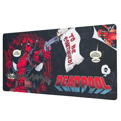 Grupo Erik XXL Mouse Pad - Marvel Deadpool Gifts | Gaming Desk Mat 31.5 x 13.8 inches, Non-Slip Rubber Keyboard & Mouse Mat Large | Gaming Gifts Gamer