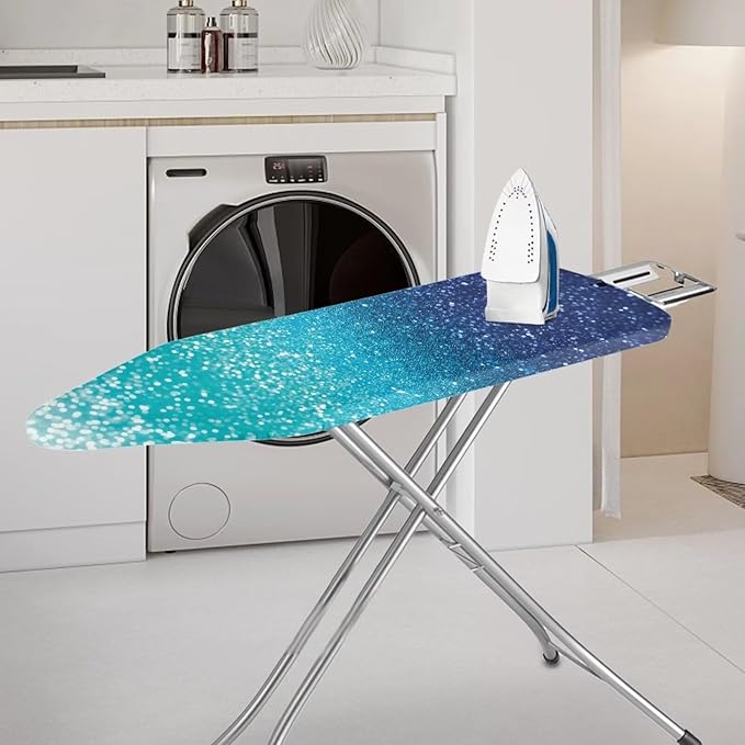 Iron Board Cover Anti-Burning Heat Insulation Blue Shine Ironing Board