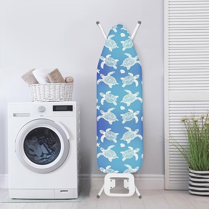 Sea Turtle Iron Board Cover Thick Soft Ironing Board Cover and Pad Standard