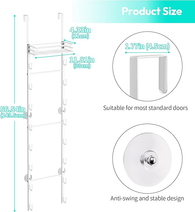 HapiRm Over The Door Purse Organizer