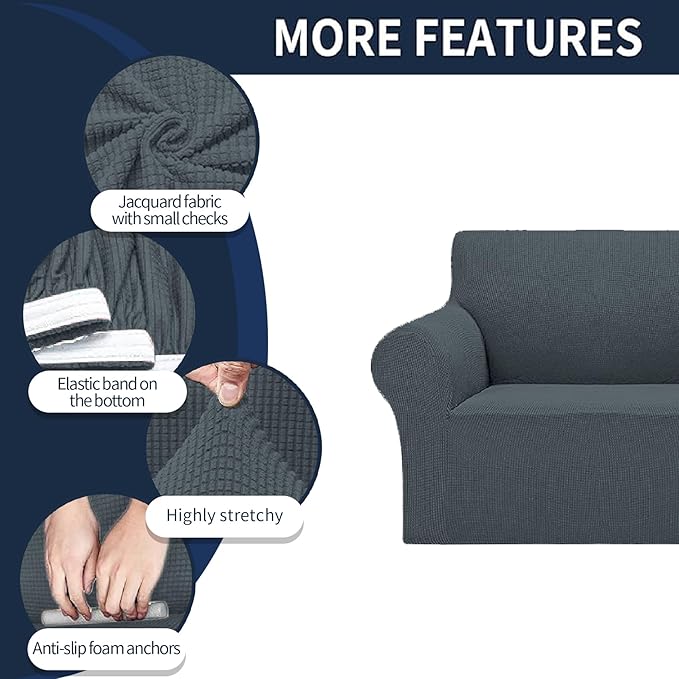 Cupuamon 2026 New Stretch Oversized Sofa Slipcovers Couch Sofa Cover