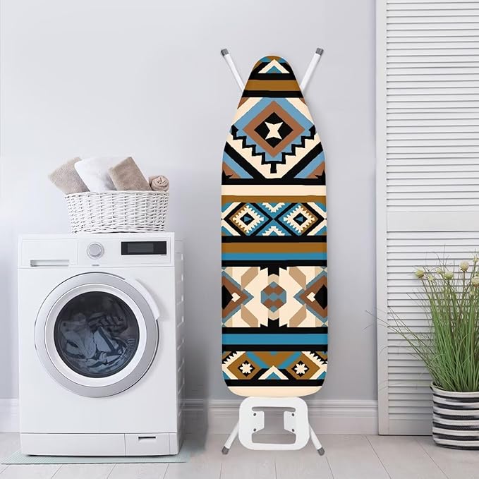 Aztec Ironing Board Cover, Soft Stain Resistant Ironing Board Protrctor
