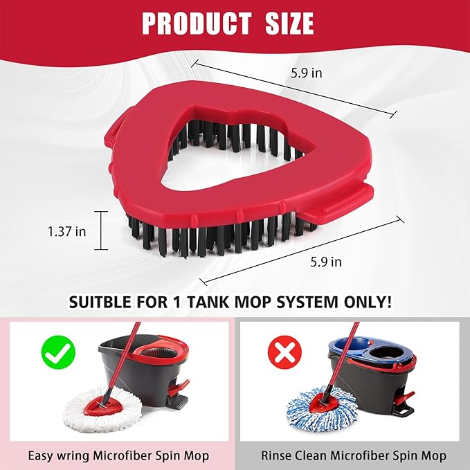 2 Pack Scrub Brush Replacement Head