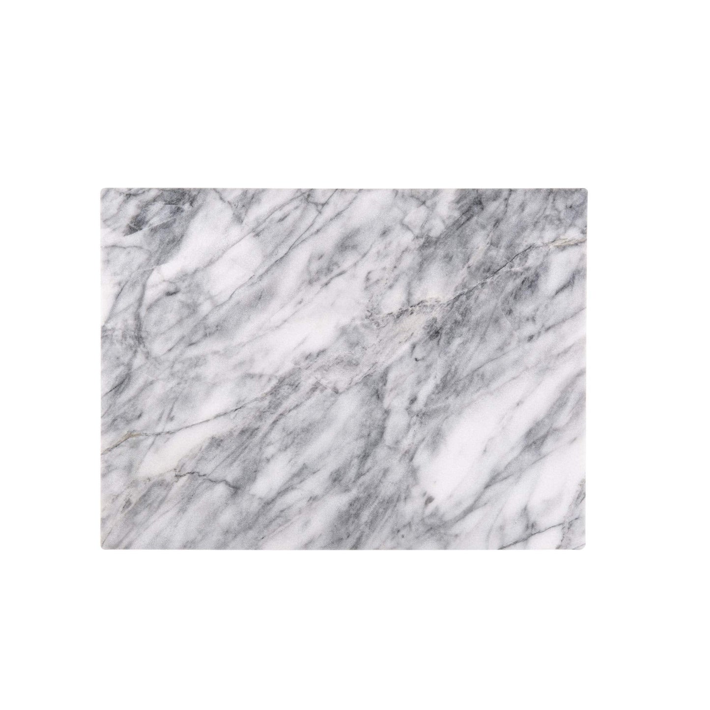 Thirteen Chefs Marble Cutting Board - 16 x 12 Inch Marble Slab Pastry Board for Charcuterie, Cheese, Dough, Dessert - Decorative Stone Cutting Board for Kitchen and Home