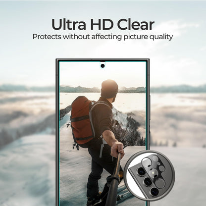 ArmorSuit 2 Pack for Samsung Galaxy S24 Ultra Screen Protector (6.8") Case Friendly MilitaryShield HD Clear Film - Made in USA