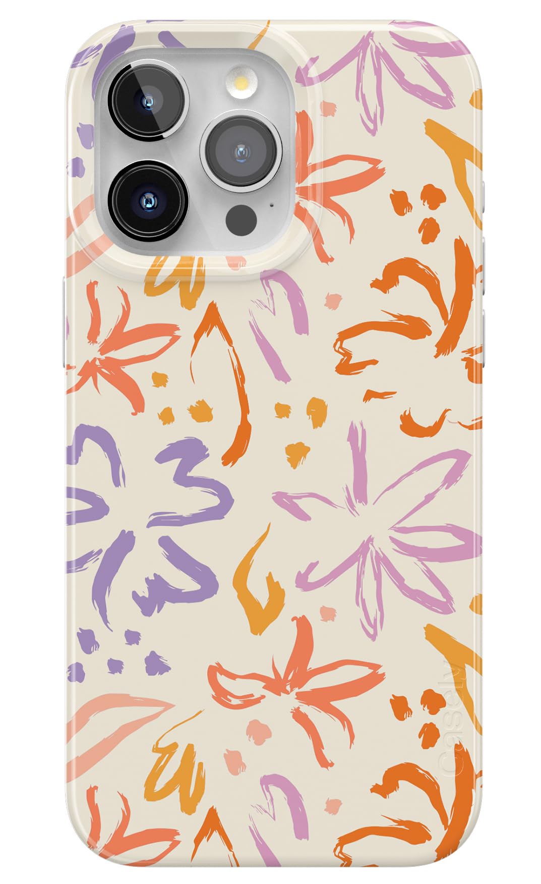 Casely iPhone 15 Pro Case | Fit Check | Neutral Checkerboard | Compatible with MagSafe | Classic Ultra Slim Design