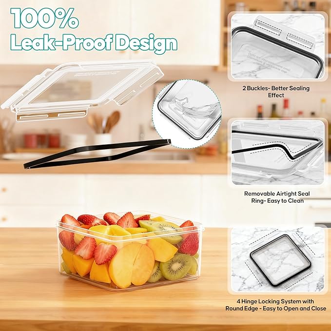 40 PCS Food Storage Containers