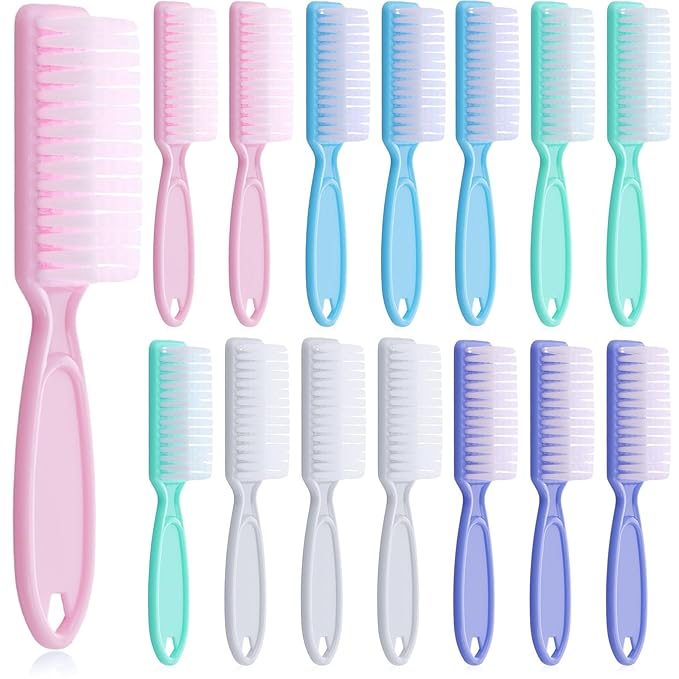 Patelai 15 Pieces Nail Brush Handle Grip