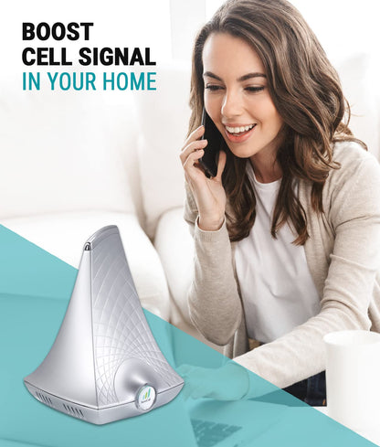 SureCall Flare 3.0 Cell Phone Signal Booster for Home & Office up to 3500 sq ft, Boosts 5G/4G LTE, Yagi Outdoor Antenna, Multi-User, Verizon AT&T Sprint T-Mobile, FCC Approved, USA Company